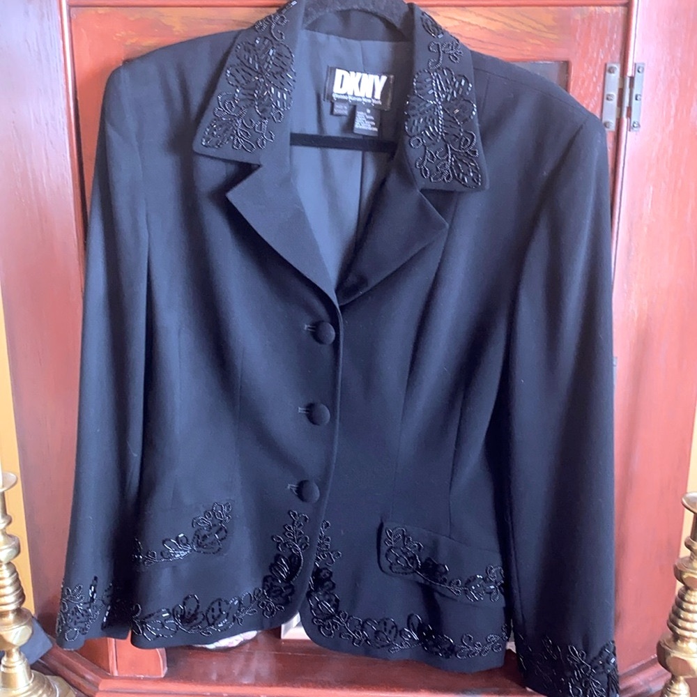 DKNY๐beaded jacket. Worn once๐